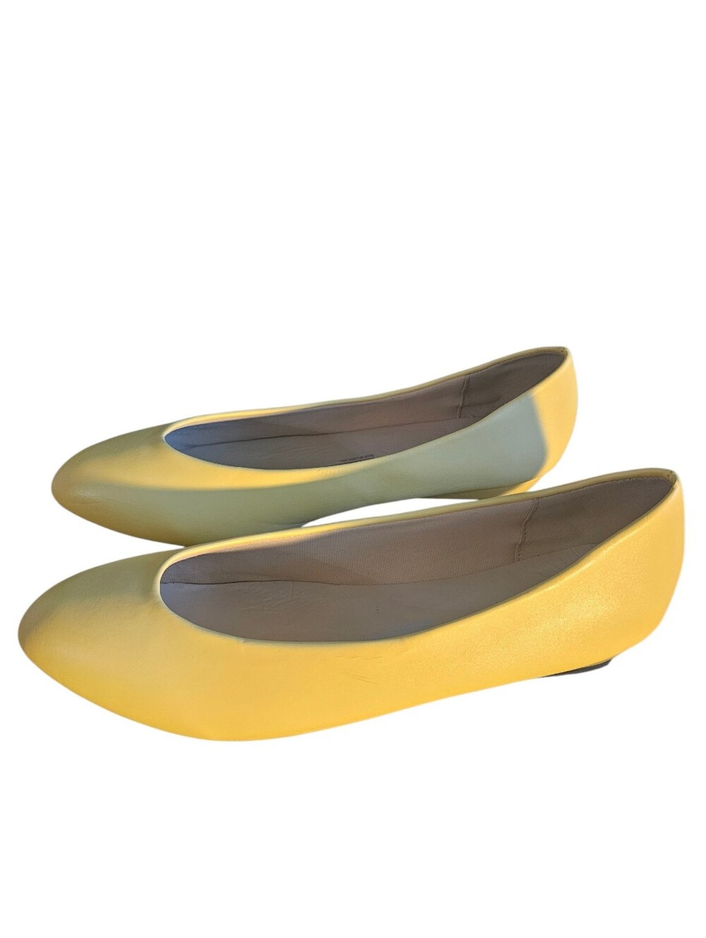 EC Angel Steps Yellow Flats | HTF Size: 13W | 1¼" Low Heel